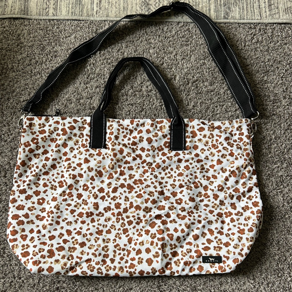 Leopard Print Scout Overpacker Large Bag